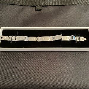 NWT Men’s Umo Lorenzo Stainless Steel Bracelet